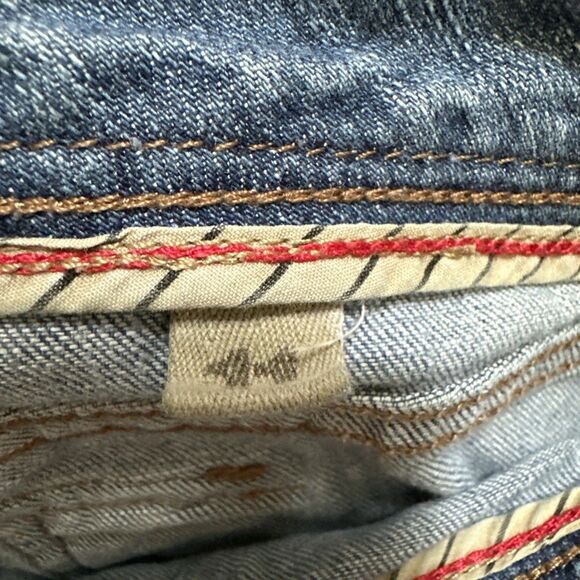 Sean John Womens Jeans Size 11 Blue Cotton Denim High Rise Y2K Relaxed Straight - Picture 7 of 7